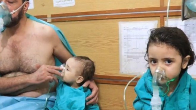 Aleppo chlorine gas attack investigated