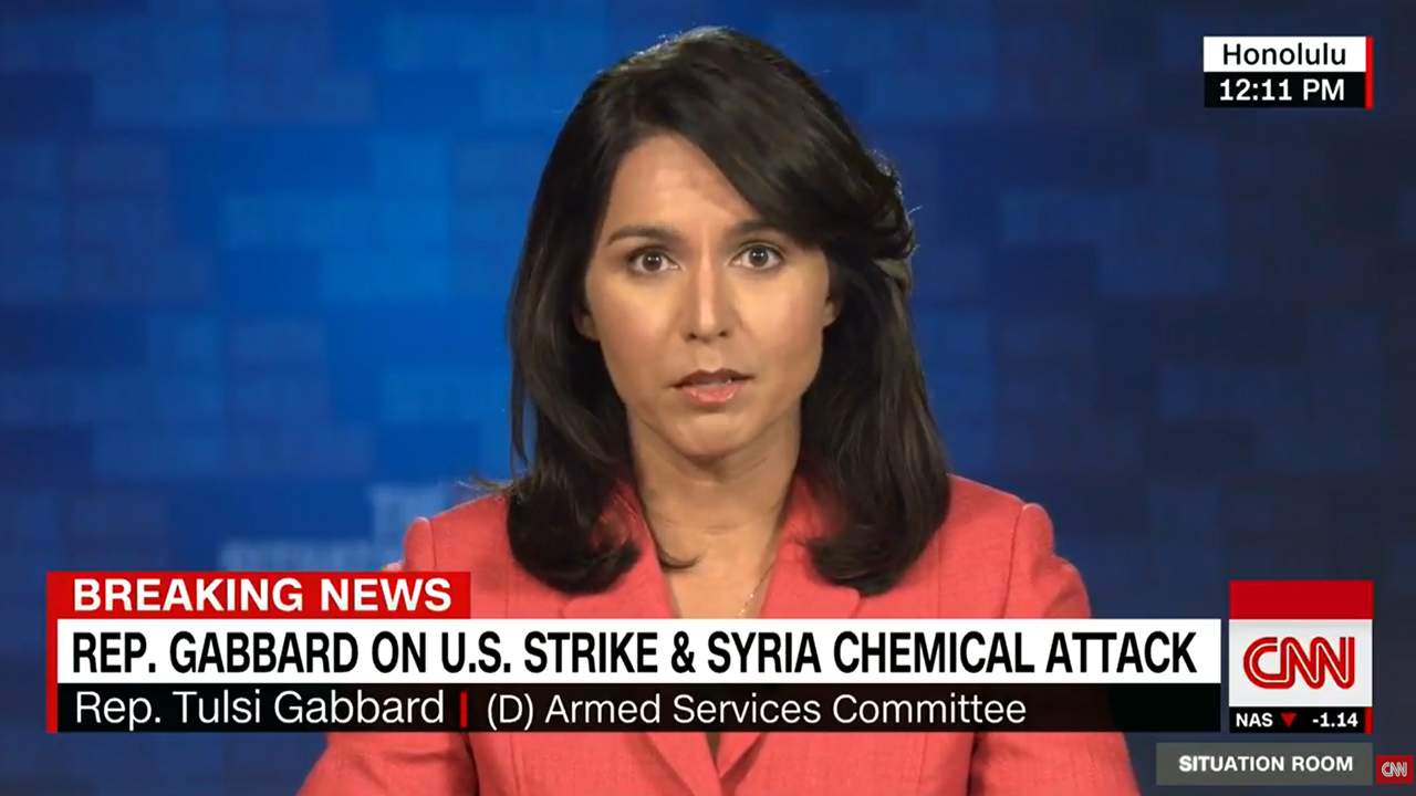 Assad Bitch Gabbard Calls Trump Saudi Arabia Bitch