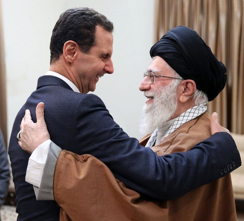 Chemical Assad Met Khamenei To Coordinate Terrorizing US Troops