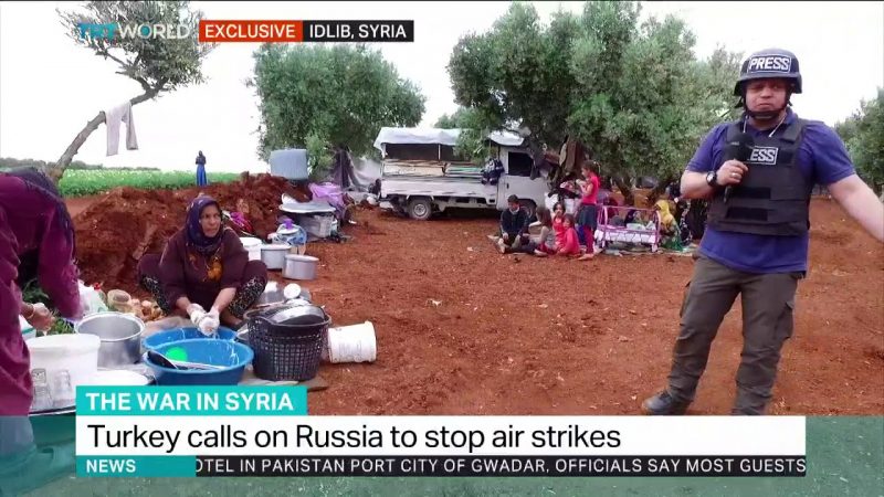 Olive Groves Provide Shelter to Thousands of Fleeing Syrians