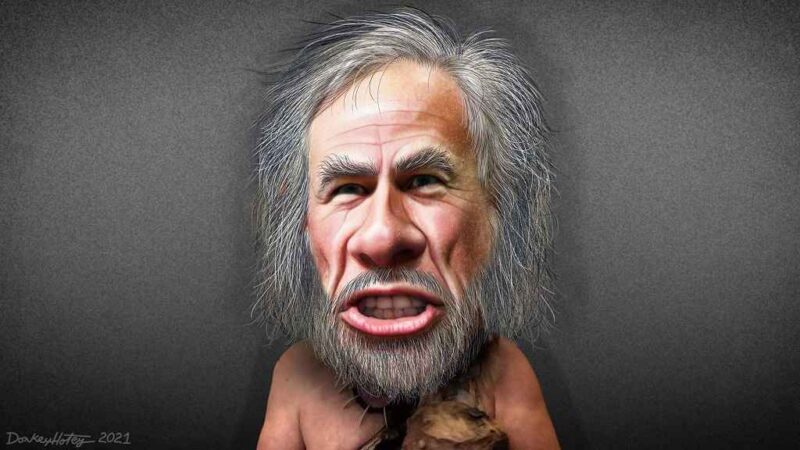 Neanderthal Abbott of Texas Just Made Inflation Worse