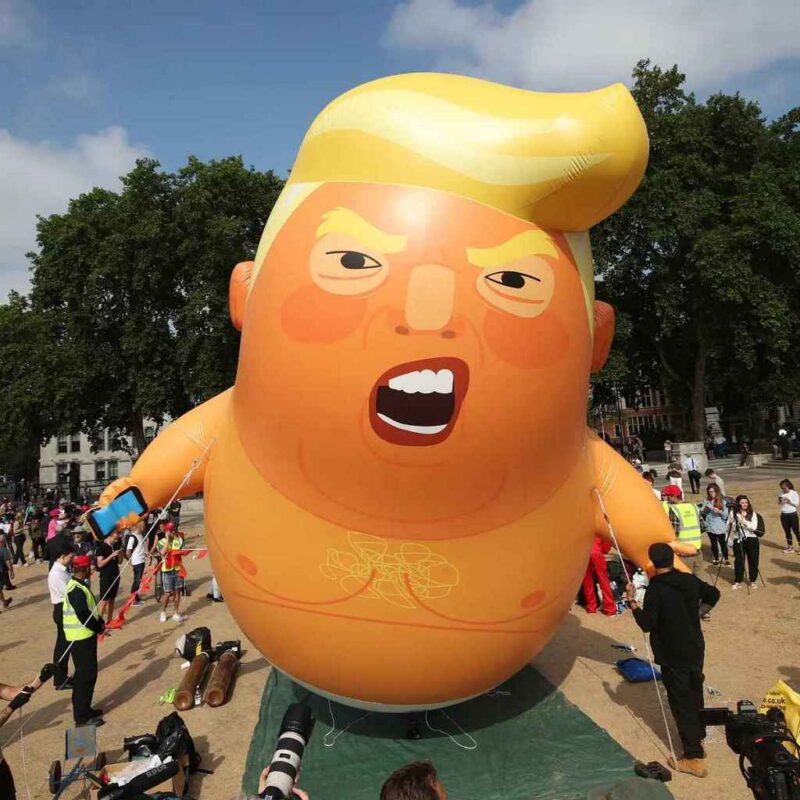 Trump Teflon Armor is Nothing But an Inflatable Blimp